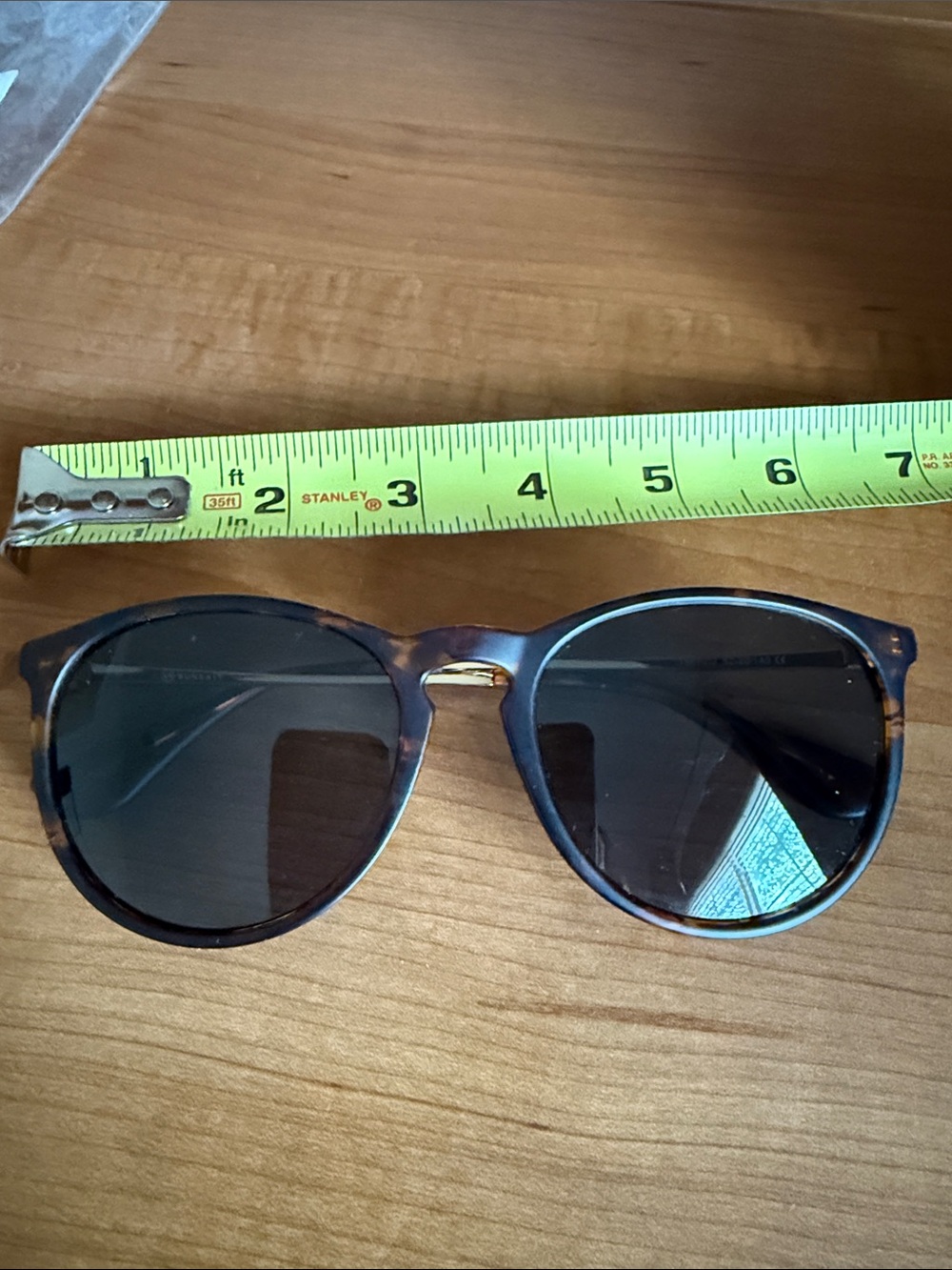 Sungait 1567 Matte Tortoise Shell Sunglasses with Gold Frame polarized